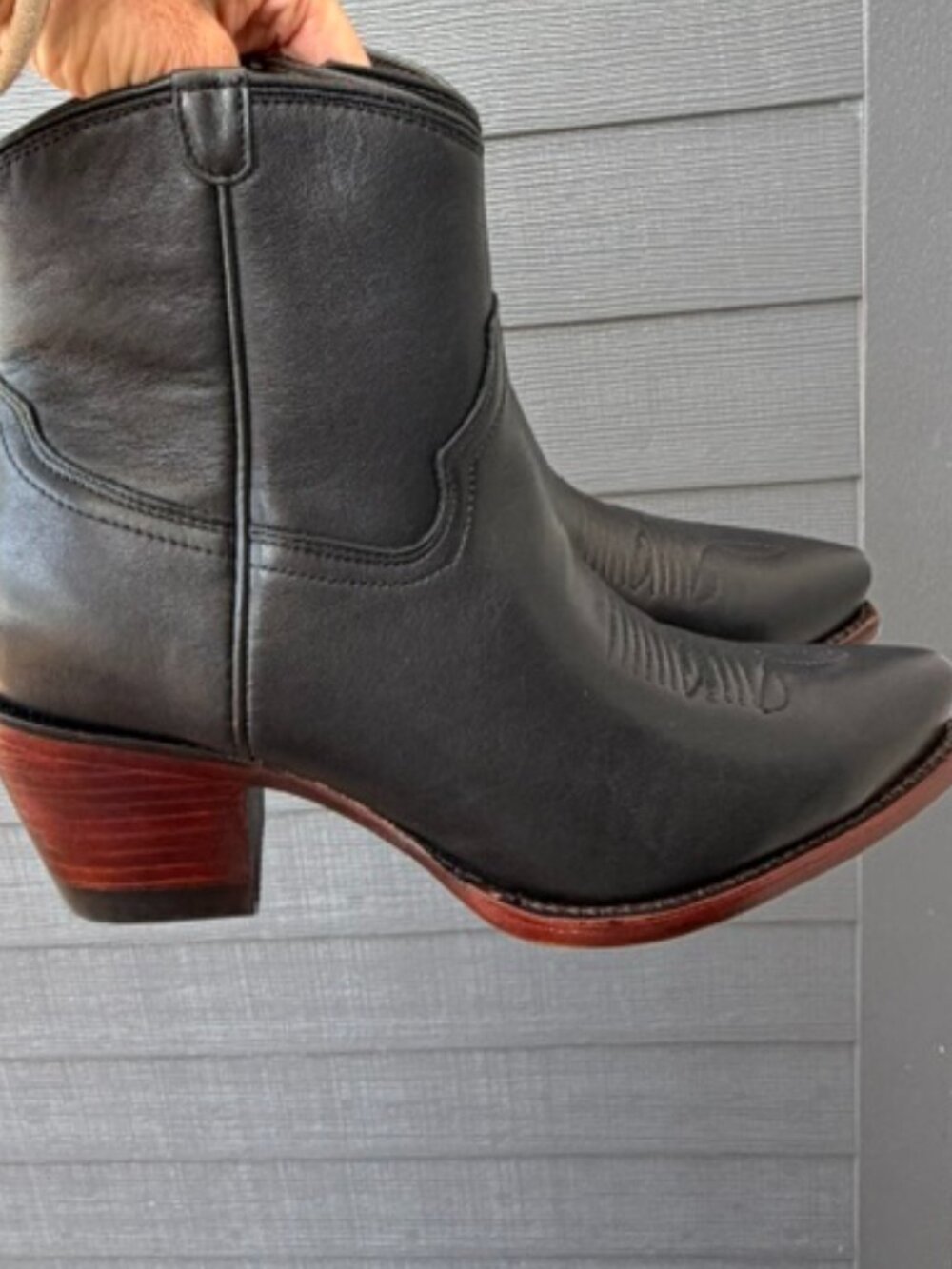 Tecovas Daisy Women’s Boots Midnight Calfskin Leather Size 7